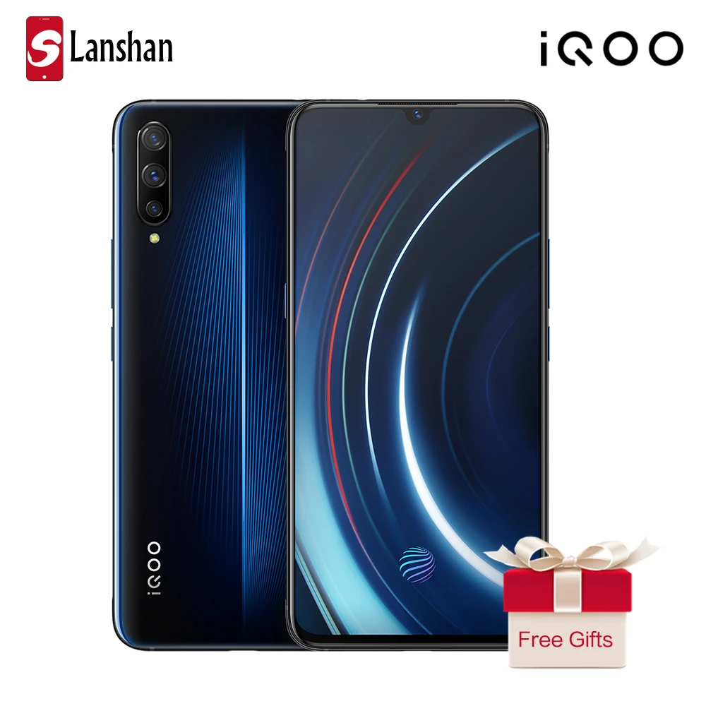Оригинал iQOO 6 41 ''Супер AMOLED мобильный телефон NFC Snapdragon 855 4000 мАч большая батарея