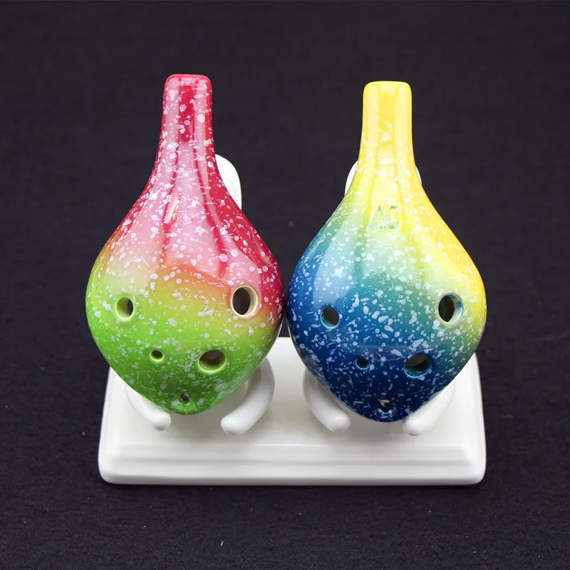 Ocarina звездная серия круглая головка 6 отверстий альт C Стильный музыкальный