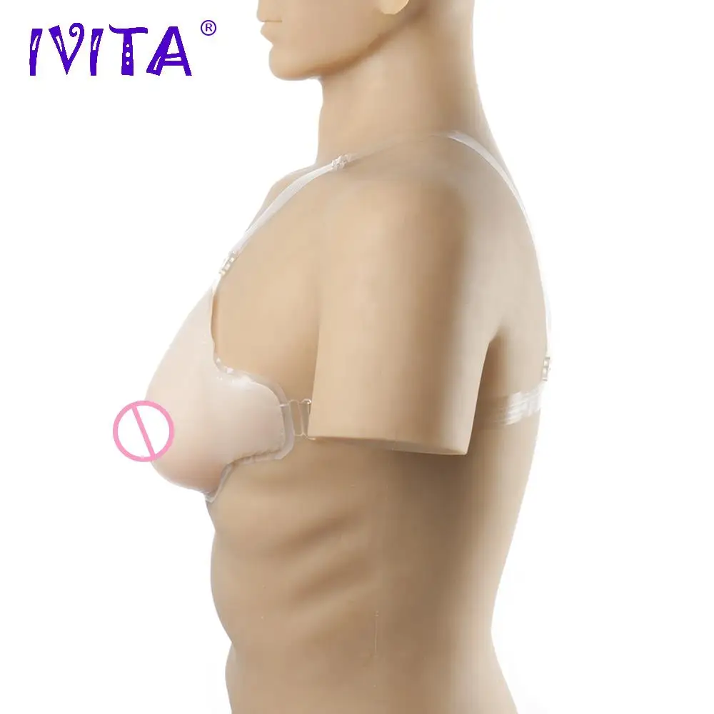IVITA 1800 г Лидер продаж силиконовые формы груди поддельные Drag queen Трансвестит