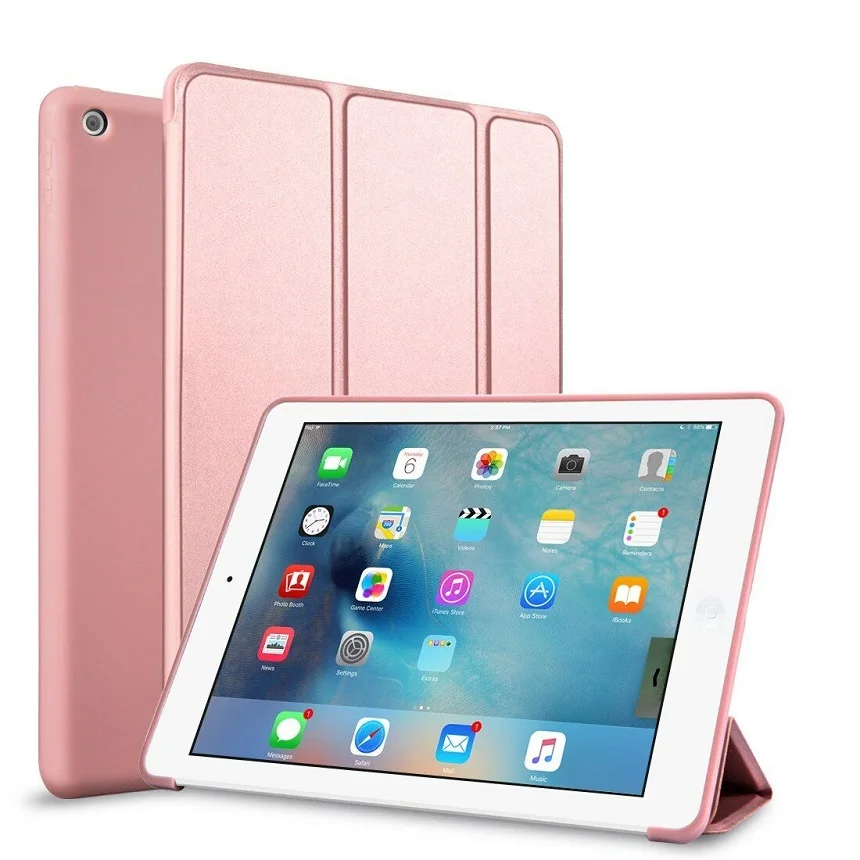 

Utral-тонкий защитный чехол для iPad 2017 2018 9.7 чехол умный складной ТПУ флип-чехол для iPad 2018 5-й 6-й умный флип-чехол