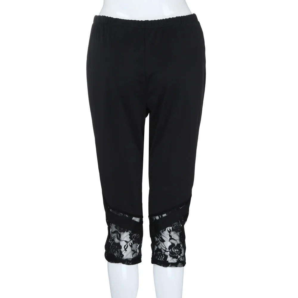 

sport Pants Fashion Women Lace Plus Size PantsWomen Sexy Skinny Leggings Pants a0403