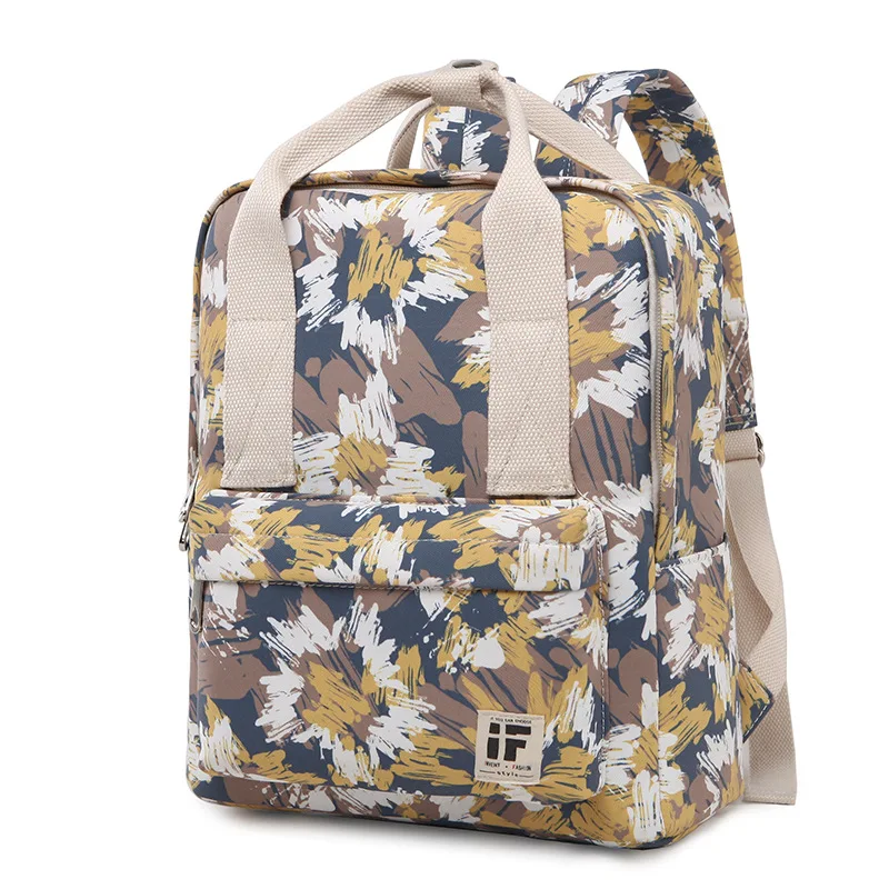 Cartoon Print Backpack Women Large Capacity School For Girls Laptop Bags Travel Backpacks Men Mochilas | Багаж и сумки