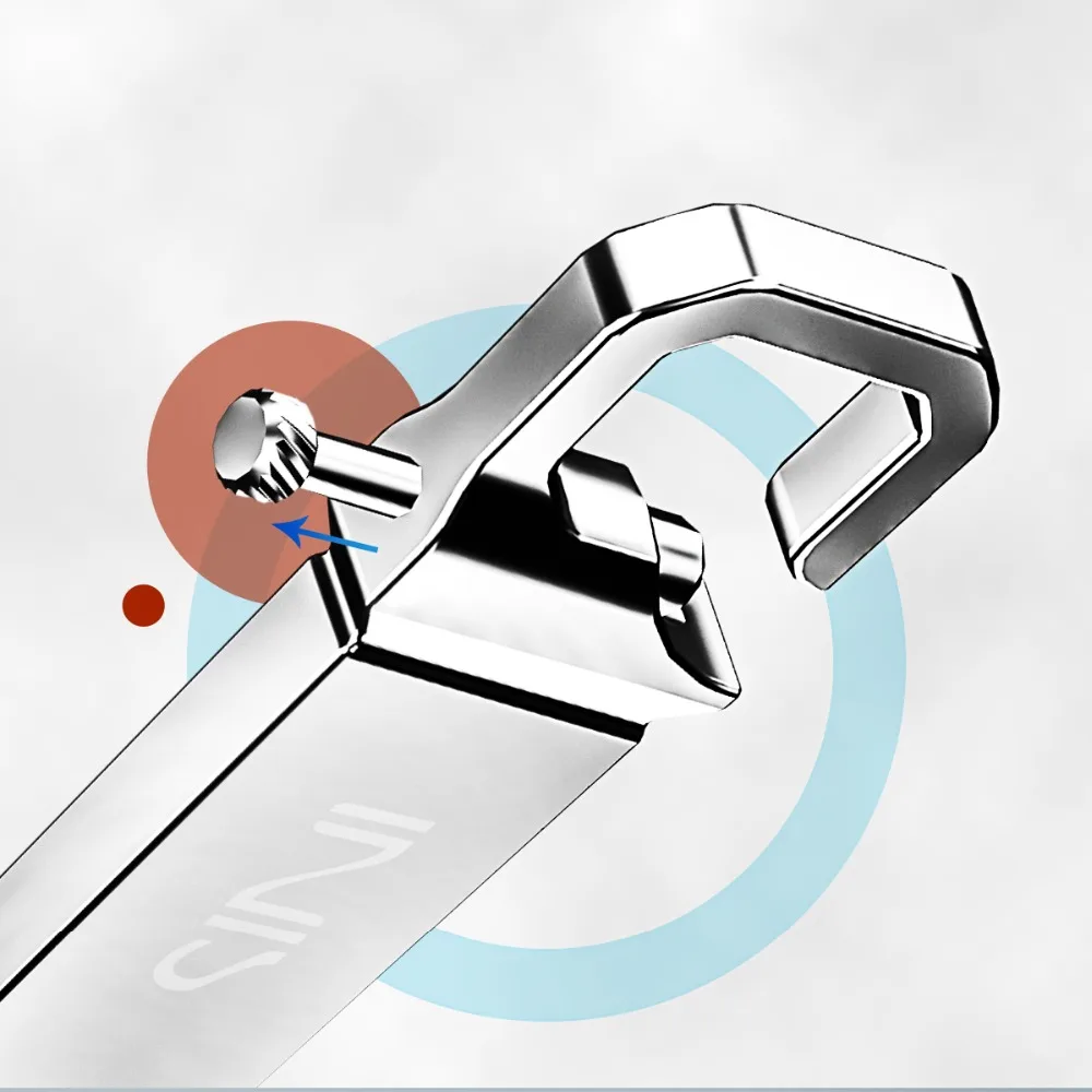 SINI металлическая USB Флешка 32 Гб usb флешка 4 ГБ 8 16 2 0 ручка deive 64 Водонепроницаемая 128