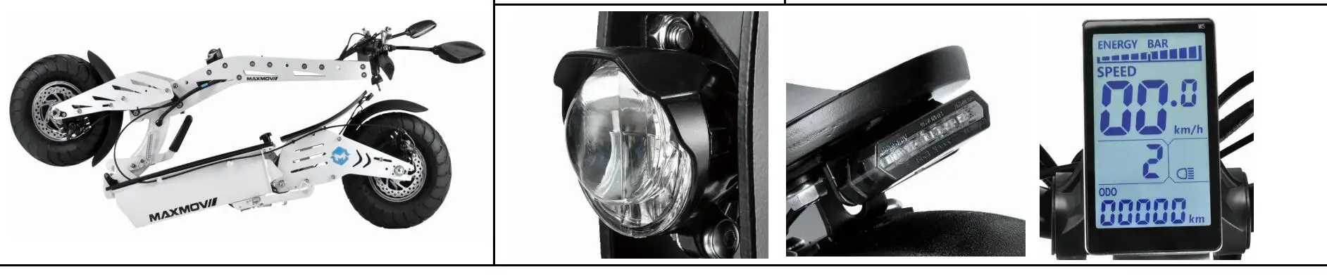 Патент 2000W 60V двойной мотор для центрального движения для взрослых E скутер с 20Ah литий Батарея для Европы