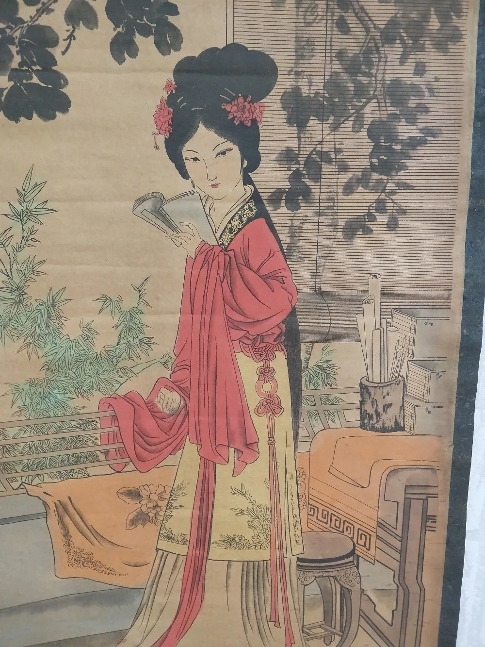 Новые антиквариат каллиграфия Картины гостиной украшения известного Тан Ю.