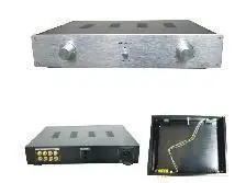 Корпус усилителя 430*75*320 мм полностью алюминиевый корпус мощности QJ-4375