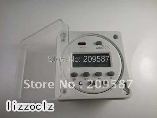 Цифровое программируемое реле с таймером и защитой от дождя переменный ток 220 В