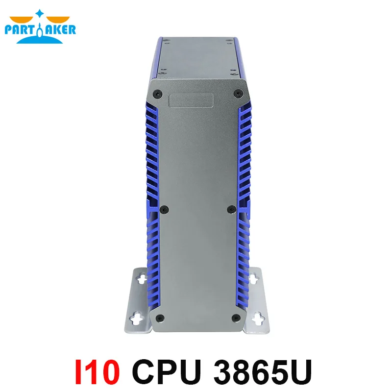 Высококачественный мини ПК без вентилятора компьютер Intel 3865U двухъядерный 2 lan