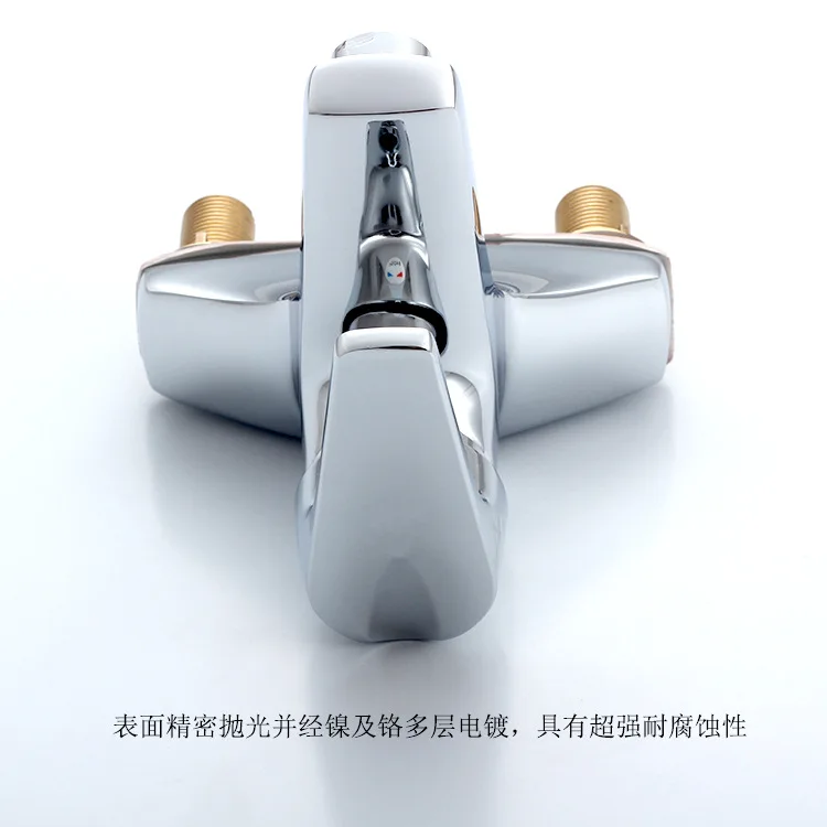 Бесплатная доставка керамический кран с двойным отверстием и хромированной