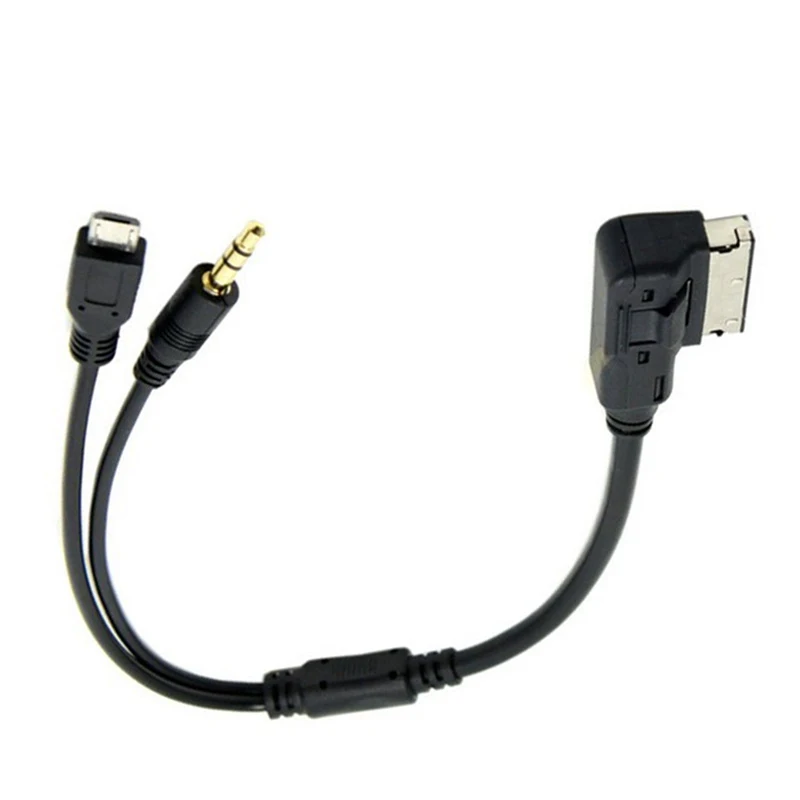 Biurlink Android Smartphone Micro USB Для AMI Media-in Plug AUX кабель музыкальный адаптер для Volkswagen Audi A4 A6 Q3