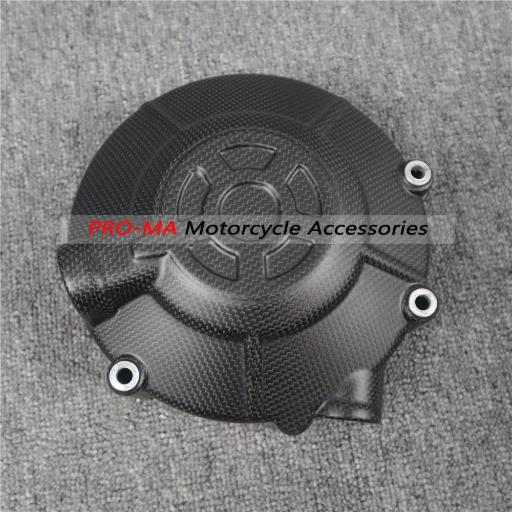 Motorcycle Engine Cover in Carbon fiber for Ducati Scrambler Plain glossy weave