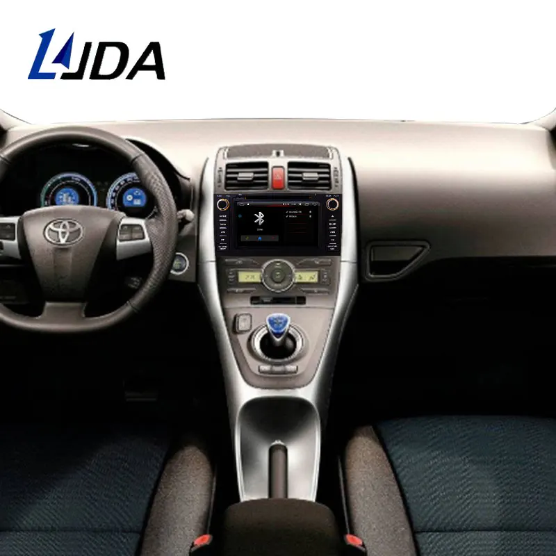 Автомобильный DVD-плеер Carplay DSP 2 Din Android 11 для Toyota AURIS 2008 2009 2010 2011 Wi-Fi GPS-навигация