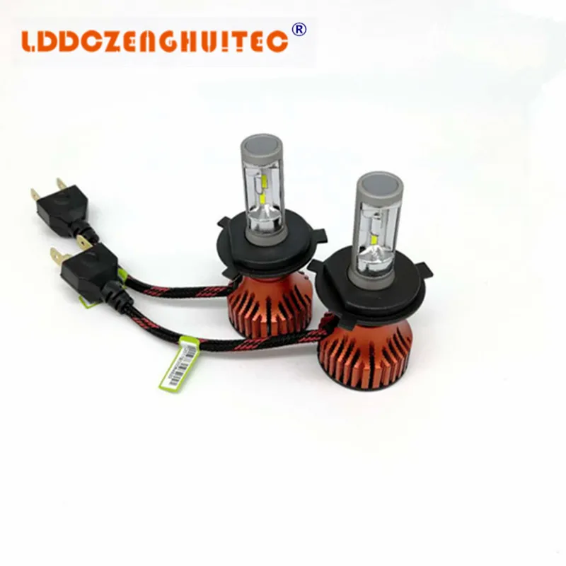 LDDCZENGHUITEC авто H4 LED H7 H11 H8 9006 HB4 H1 H3 HB3 Автомобильные фары лампы 60 Вт 8000LM дальнего