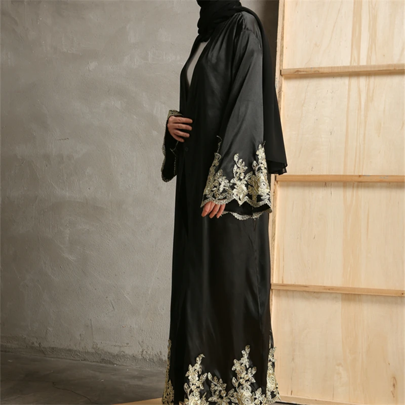 Мусульманский бренд 2020 модное платье платья с вышивкой абайя винтажное