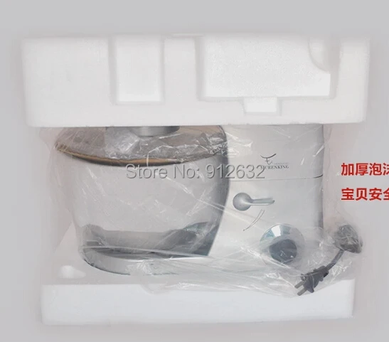 Миксер 5 л со стеклянной крышкой Многофункциональный миксер для теста/яиц/муки