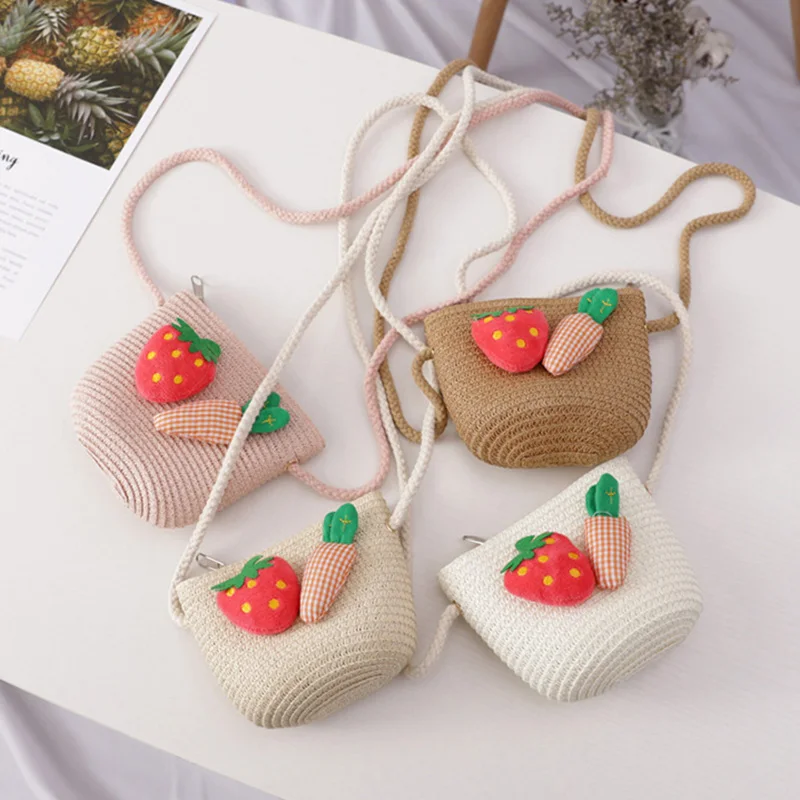 Новинка 2019 шляпа сумка набор волнистые соломенные шляпы клубника редиска кепка