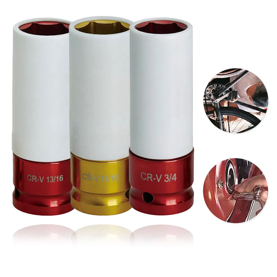 Цветная втулка для шины 1 шт. защитная настенная глубокая ударная гайка гнездо