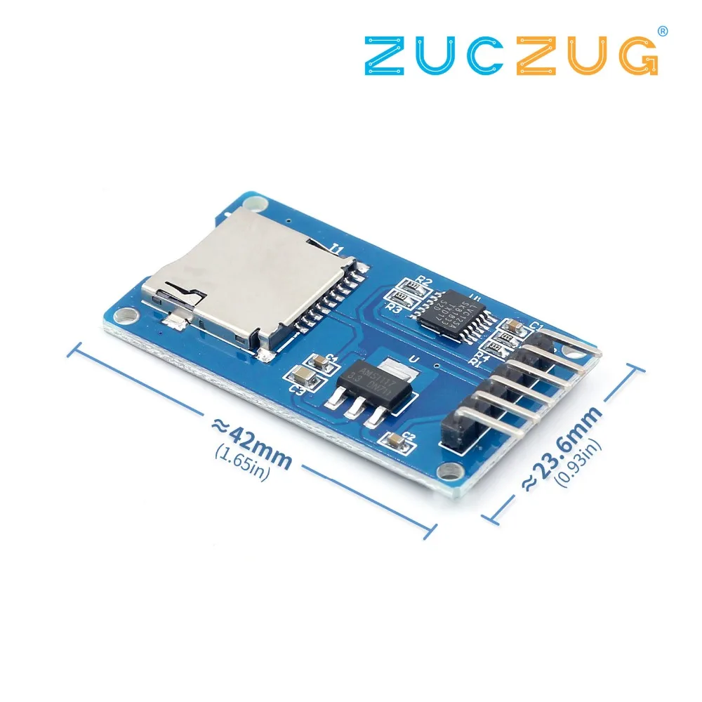1 шт./лот Micro SD карта Мини TF кардридер модуль SPI интерфейсы с чипом конвертера
