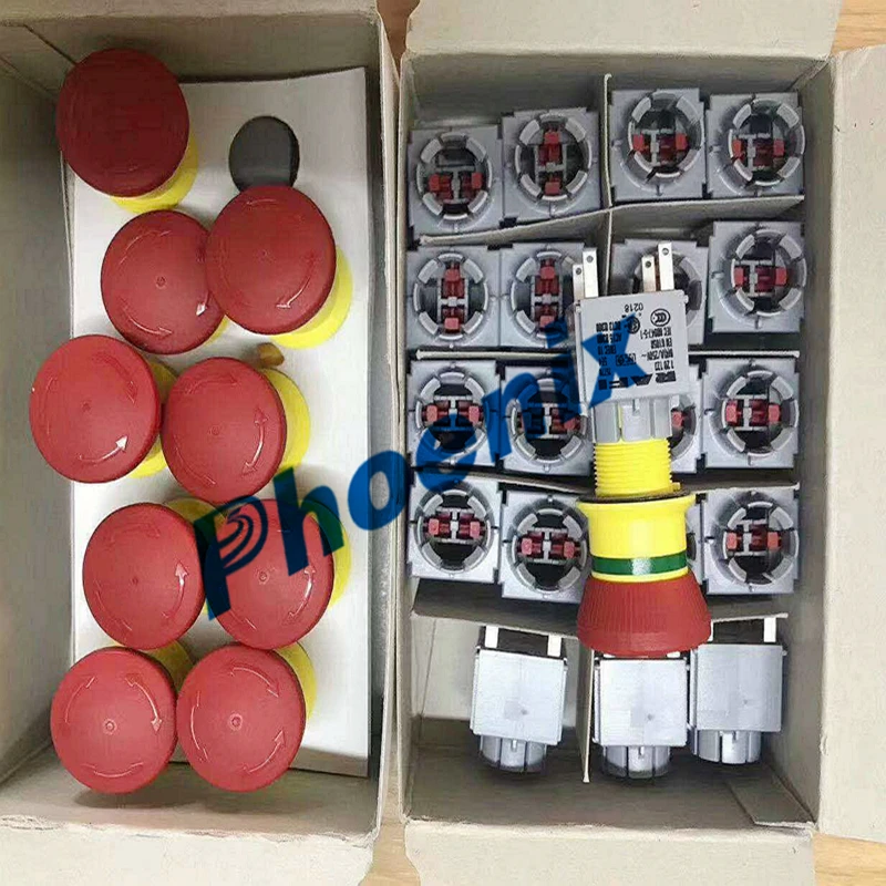 Phoenix Heidelberg A1.144.9134 original emergency stop switch RAFI taster and schalter | Электронные компоненты и
