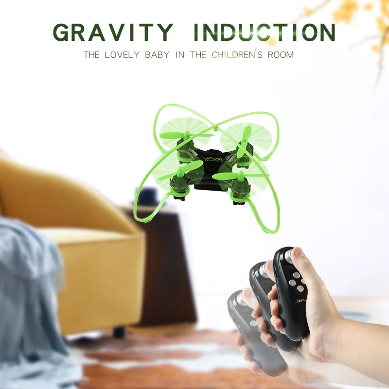 YDJ D67 гравитационный Сенсор мини RTF Дрон с контроллером Безголовый режим 2 4G 4CH