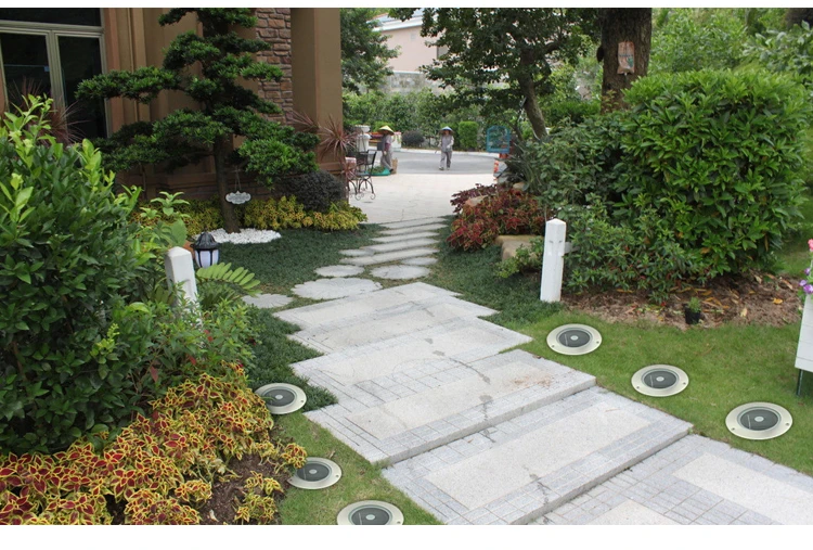 Солнечный Мощность 3 светодиодный Похоронен Свет Открытый Встраиваемые Путь Сад