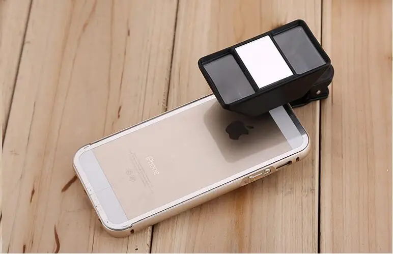 Смартфон Универсальный 3D Мини фотография стерео видение камера Объектив телефон