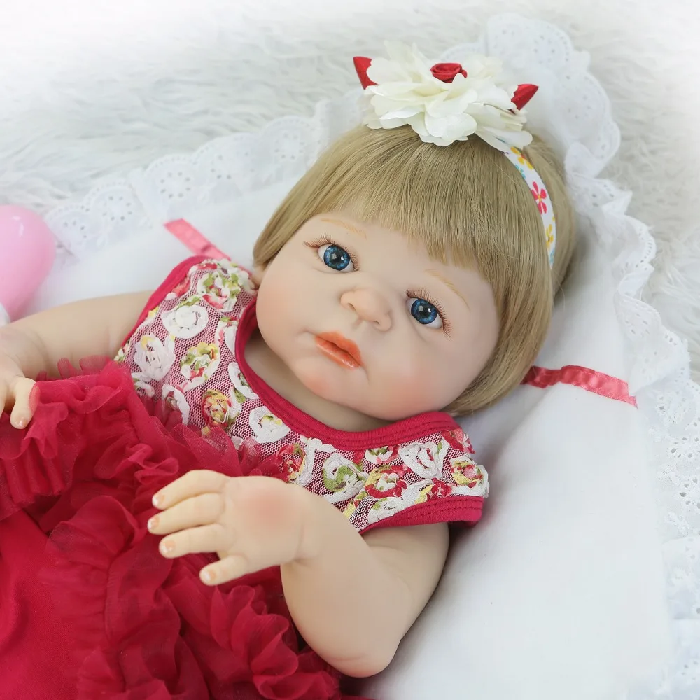 NPK Bebes reborn 22 &quot55 см силиконовые куклы игрушки для девочек роскошный набор детских