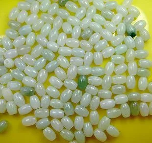 Натуральный изумруд товары DIY аксессуары Mizu светло-зеленый белый рисовый бисер