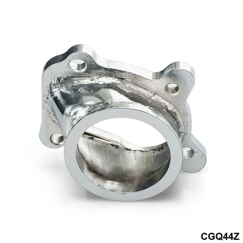Для GT25 GT28 T25 T28 Turbo Down Pipe 5 bolt to 2 &quot63 мм V band Flange Adapter CGQ44Z|Оборотный клапан транспорта|