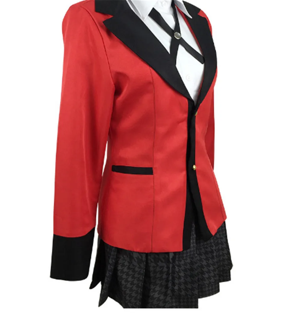 Костюм для косплея Kakegurui Yumeko Jabami японская школьная форма костюм Хэллоуина женщин