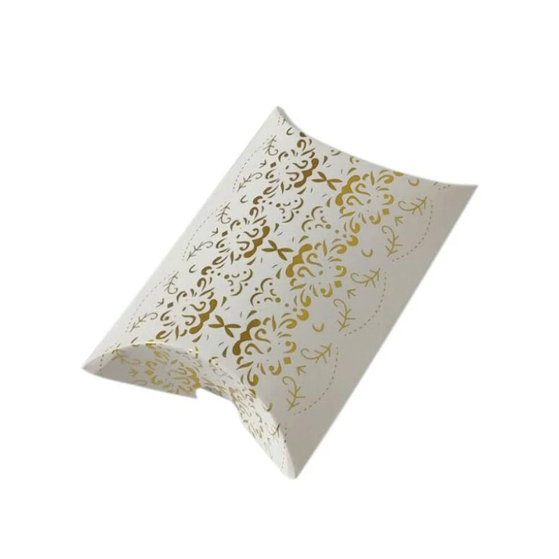 50 шт. бумажная Подарочная коробка с подушкой для штамповки|Подарочные сумки и