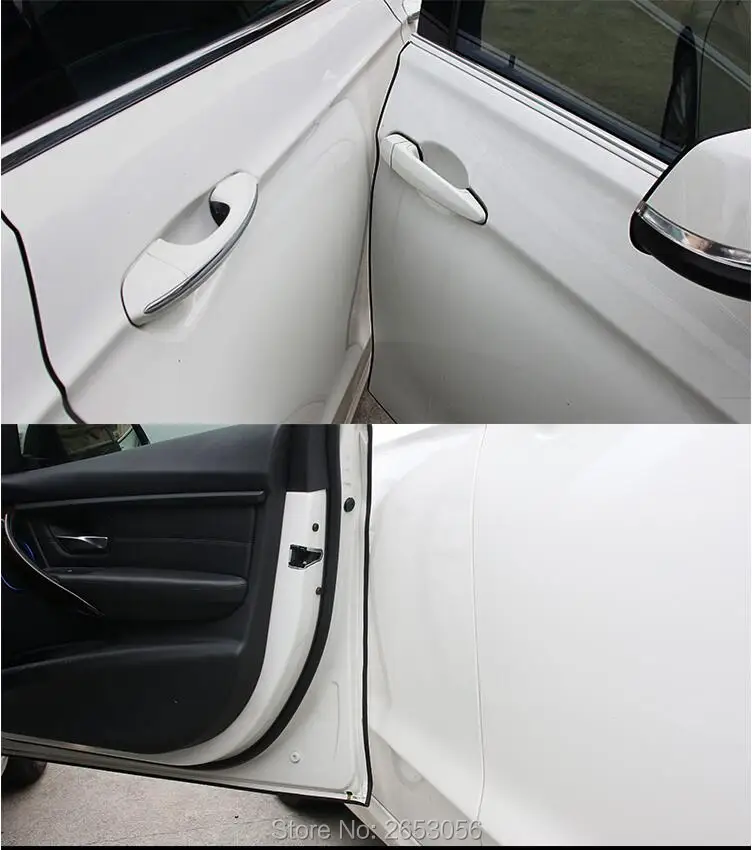 

Car styling Auto Door Anti Scratch Strip Body Anti Scratch Protective Sticker For audi A5 9T A6 C7 C8 A7 4G 5G A8 D4 D5 RS 5 RS6