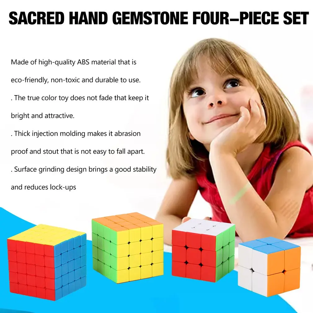 2x2 3x3 4x4 5x5 драгоценный камень Speedcubing волшебная игрушка головоломка игрушки для