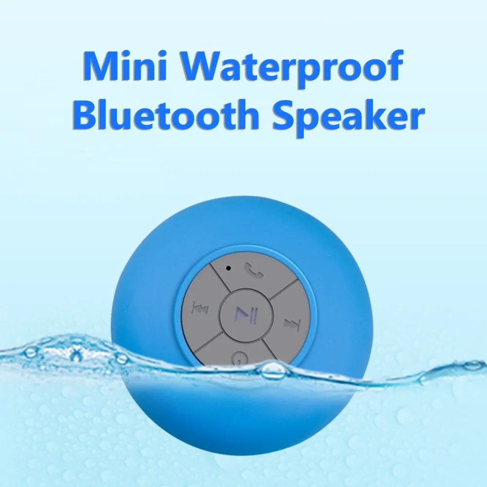 Водонепроницаемый Bluetooth Динамик Портативный присоски Беспроводной стерео мини