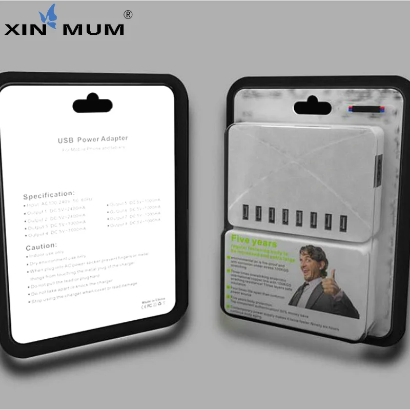 XIN MUM Универсальное зарядное устройство для путешествий Xiaomi Huawei iPhone Samsung EU US UK Plug USB