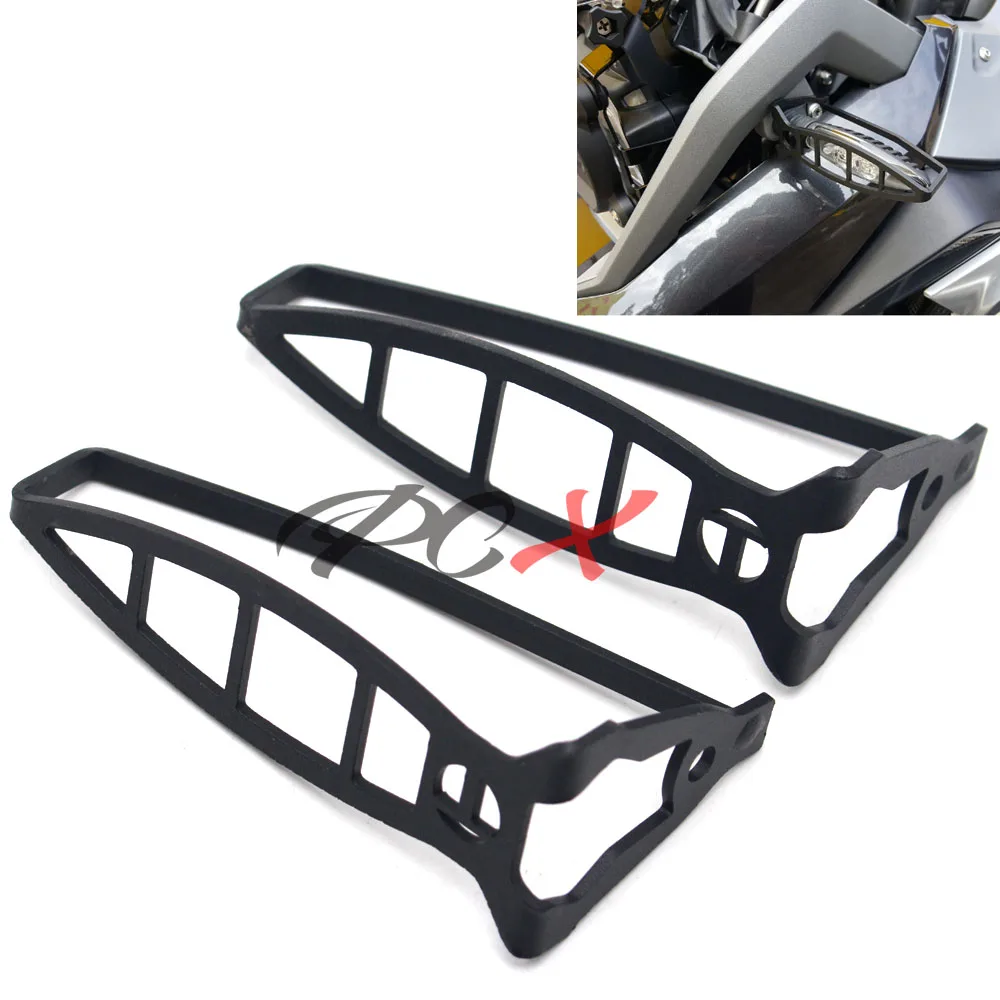 

Motorcycle Front Turn Lamp Indicator Front Direction Signals Protection Cover Light Protector For BMW F700GS 12-17. F800R 09-17