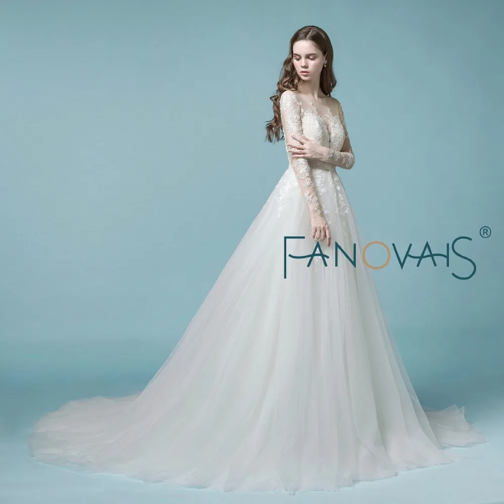 2019 старинные тюль свадебные платья с длинными рукавами кружева Vestido de Novia princesa
