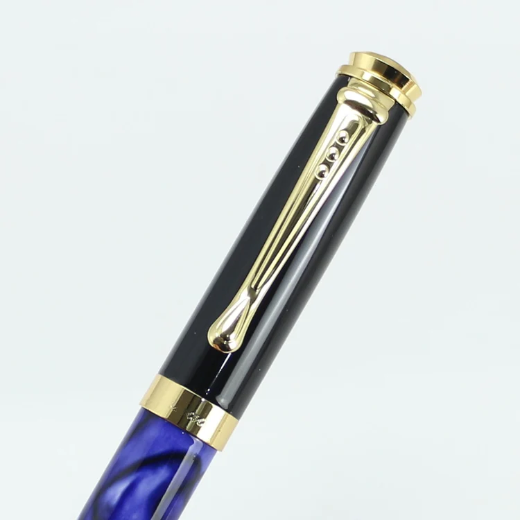 Ручка перьевая JINHAO 500 с мраморным и золотым наконечником среднего размера