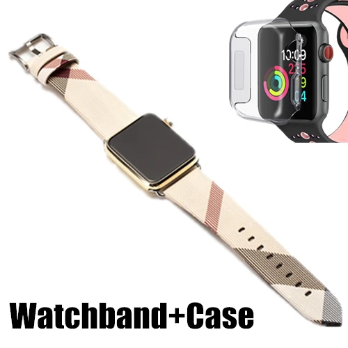 White Ремешок из натуральной кожи для Apple Watch кожаный ремешок 44 мм 42 мм 38 мм 40 мм петля браслет для iWatch серии 5 4 3 2 1 браслет - Цвет ремешка: White