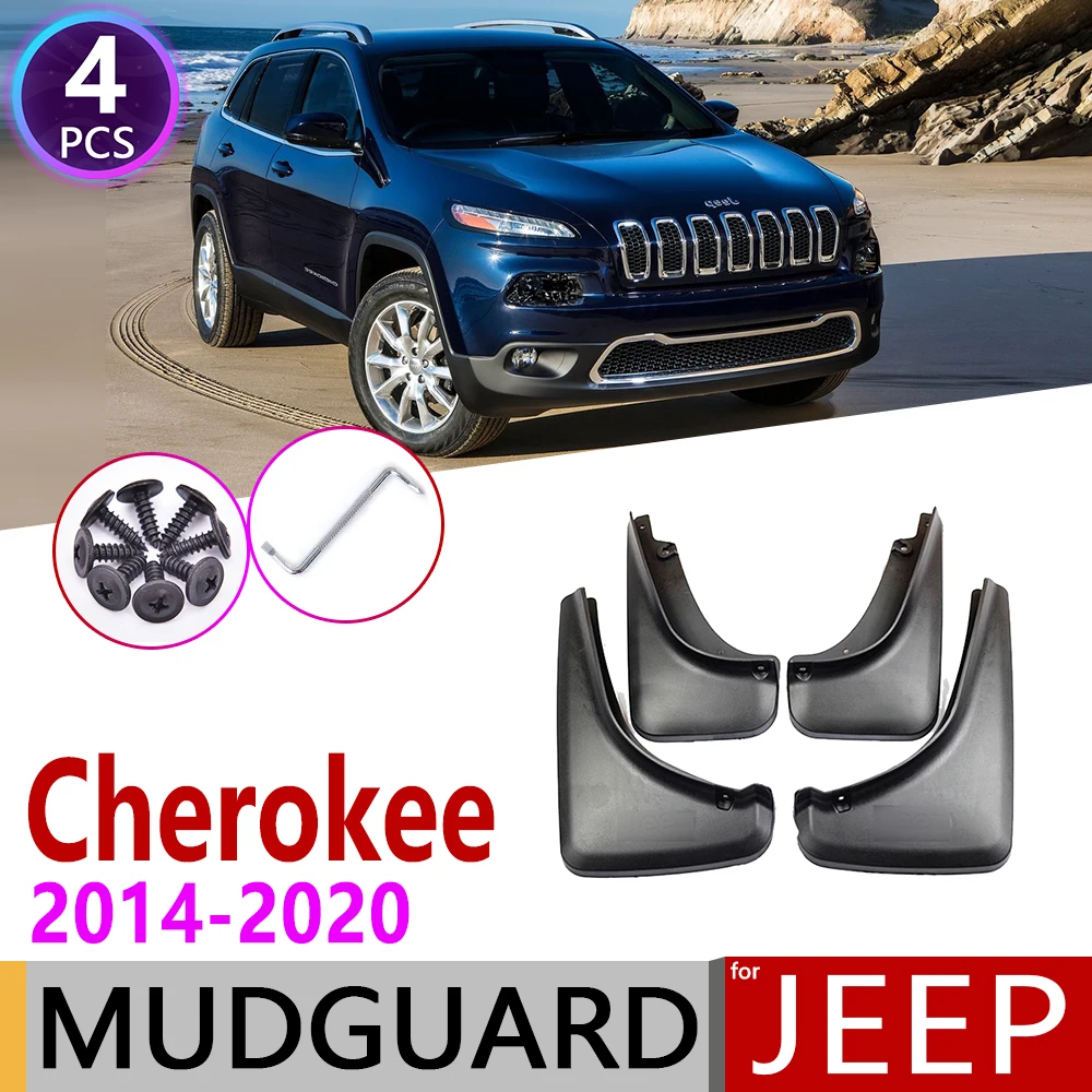 

Car Mudflap for Jeep Cherokee KL 2014~2020 Fender Mud Guard Flap Splash Flaps Mudguards Accessories 2015 2016 2017 2018 2019 5th
