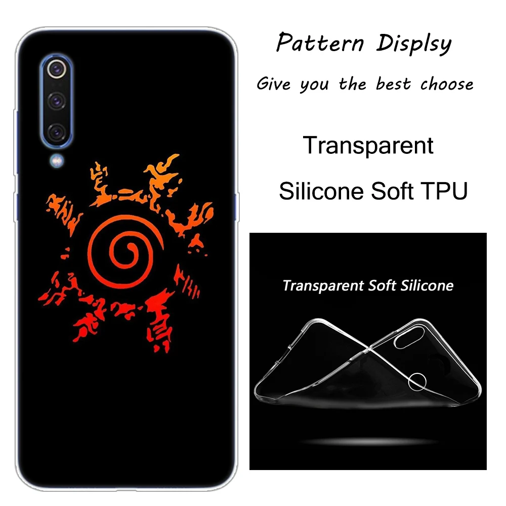 001 ; аниме «Наруто силиконовый чехол для Xiaomi Pocophone F1 9T 9 9SE 8 A2 Lite A1 A2 Mix3 Redmi K20 7A Note 4 4X5 6 7 Pro S2 крышка - Цвет: 001