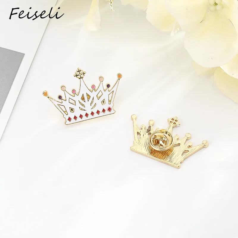 Женская брошь в форме головы птицы Feiseli Queen Princesses высокое качество воротник