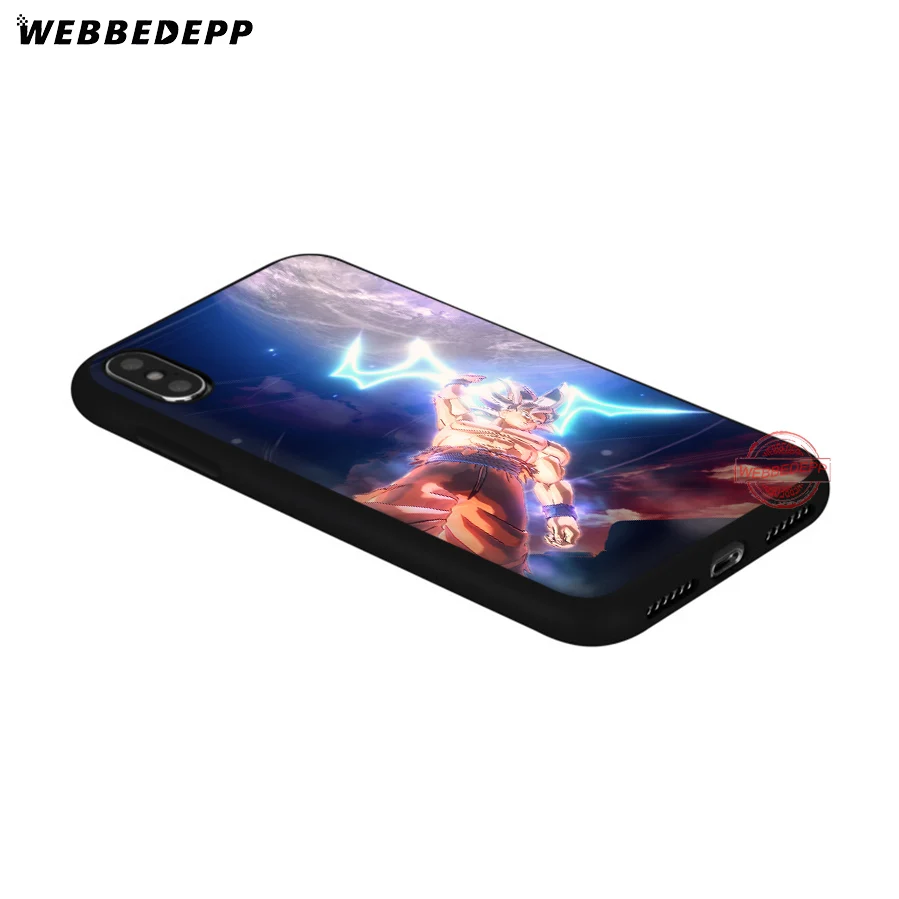 Мягкий силиконовый чехол WEBBEDEPP Dragon ball Ultra Instinct son для iPhone 8 7 6S 6 Plus 11 Pro XS Max XR X 5 5S SE |