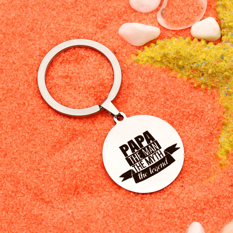XIAOJINGLING &quotПапа Человек Миф Легенда&quot Папа брелок папа День отца Подарочный