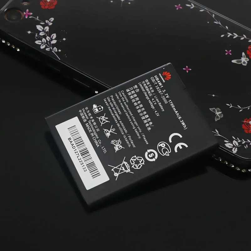 100% Оригинальный аккумулятор Huawei HB4W1 1700 мАч для Ascend Y210 Y210C G510 G520 G525 C8813 C8813Q T8951 U8951D