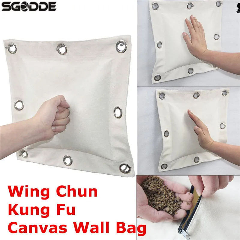 Новейшая 40*40 см Боковая Сумка Wing Chun кунг-фу для боевых искусств, настенная сумка для кикбоксинга, боксерская сумка, мешки для песка