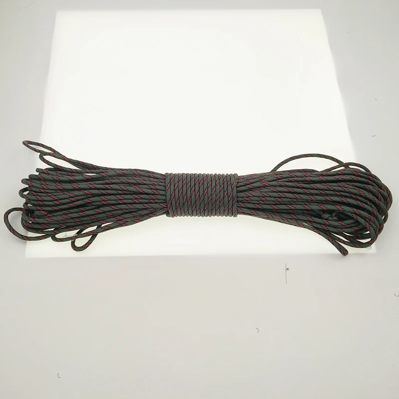 YOUGLE Paracord 550lb Parachute Cord Lanyard Rope Mil Spec Type III 7 Strand 100FT 31m Camping equipment Climbing rope 116-122
YOUGLE Paracord 550lb Parachute Cord Lanyard Rope Mil Spec Type III 7 Strand 100FT 31m Camping equipment Climbing rope 116-122