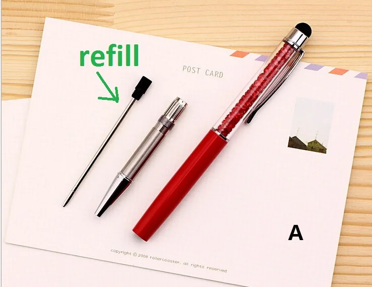 Все виды заправки стержень картридж core ink recharge черный синий для Хрустальная