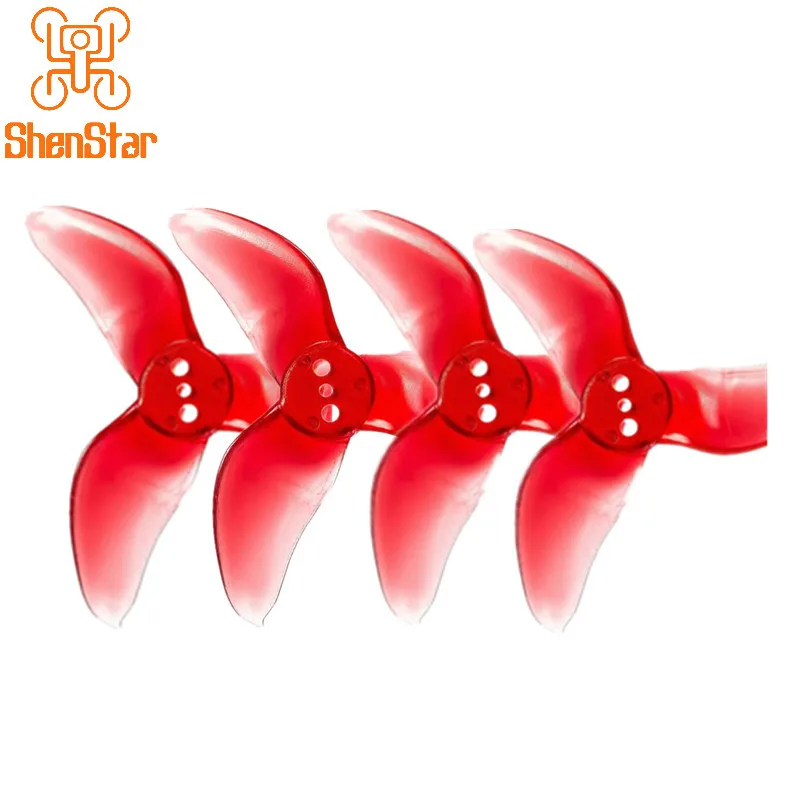 

ShenStar 2Pairs 2 inch 3-blades CW CCW Propeller Props for EMAX Babyhawk Racer FPV Mini Drone Quadcopter Part for AVAN Blur Prop