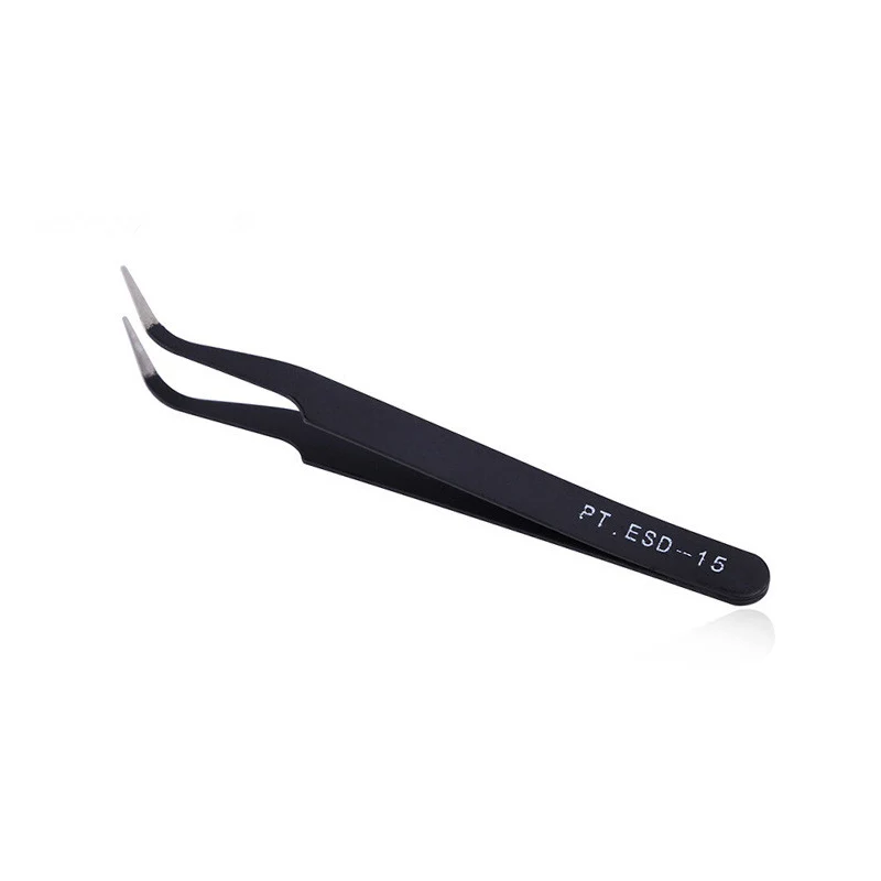 Прямые и изогнутые пинцеты для дизайна ногтей 2 шт. пинцет наращивания накладных